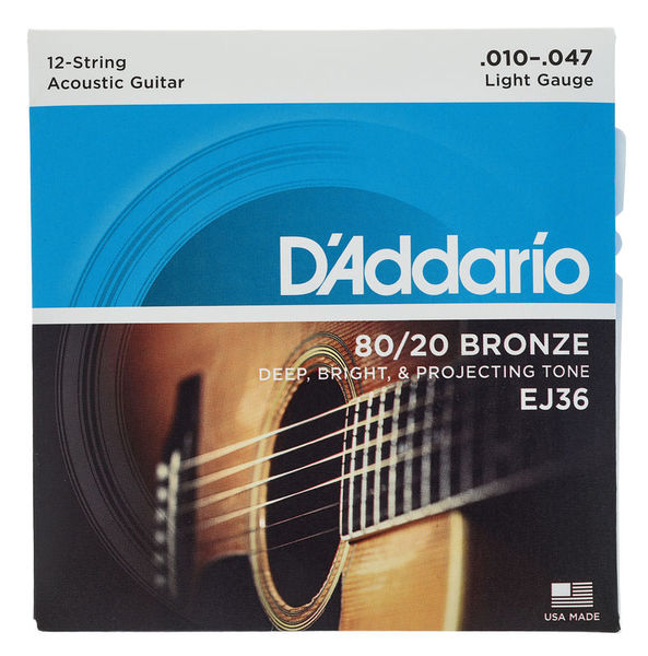 Daddario EJ36 /12 CORDES / 10-47