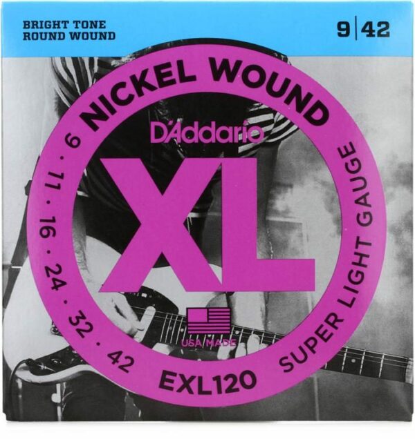Daddario EXL120 SUPER LIGHT GAUGE 9-42